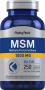 MSM + Soufre , 1000 mg, 250 Gélules à libération rapide