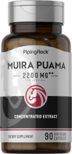 Muira Puama, 1100 mg, 90 Gélules à libération rapide