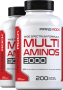 Multi Aminos, 200 Überzogene Filmtabletten, 2  Flaschen