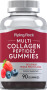 Multikollagenpeptider gummitabletter (deilig blandet frukt), 90 Gummifigurer