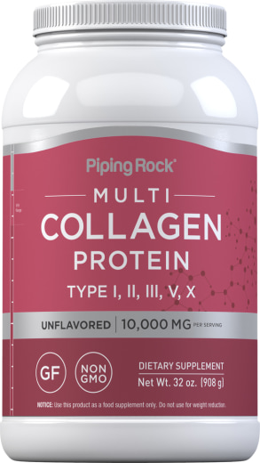 Proteína con varios colágenos, 10,000 mg (por porción), 32 oz (908 g) Botella/Frasco