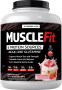 Proteína MuscleFit (helado de fresa), 5 lb (2.268 kg) Botella/Frasco