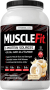 MuscleFit-protein (vaniljeis), 2 lb (908 g) Flaske