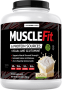 โปรตีน MuscleFIt (วานิลลาธรรมชาติ), 5 lb (2.268 kg) ขวด