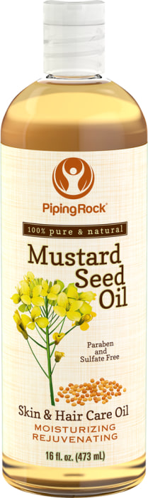 Mustard Seed Oil, 16 fl oz (473 mL) Bottle