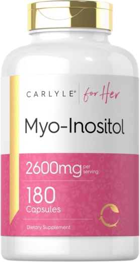 Myo-Inositol, 2600 mg (pro Portion), 180 Kapseln mit schneller Freisetzung