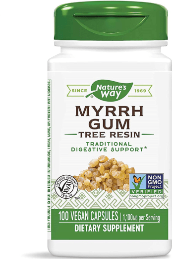Myrrh Gum, 1100 mg, 100 Vegetarian Capsules