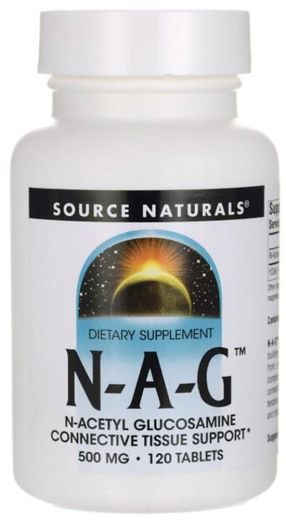 N-A-G（N-乙醯葡糖胺）, 500 mg, 120 錠劑