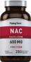 N-acetilcisteína (NAC), 600 mg, 250 Cápsulas de Rápida Absorção