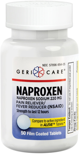 Naproxen Sodium 220mg, Compare to, 50 Tablet Bersalut
