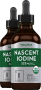 Naszierendes Jod, 325 µg (pro Portion), 2 fl oz (59 mL) Tropfflaschen, 2  Flaschen