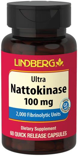 Nattokinase (2,000 FU), 100 mg, 60 Kapseln mit schneller Freisetzung