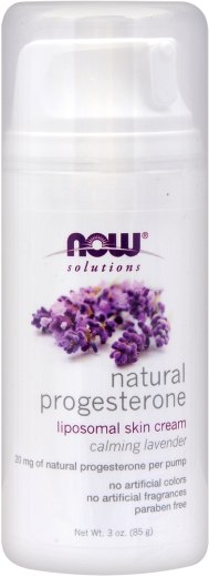 Natürliche Progesteron-Liposomen-Hautcreme (Beruhigender Lavendel), 3 oz (85 g) Pumpflasche