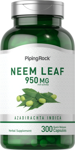 Neem Leaf, 950 mg, 300 Quick Release Capsules