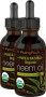 Aceite de neem orgánico, 1 fl oz (30 mL) Frasco con dosificador, 2  Frascos con dosificador