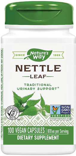 Nettle Leaf, 870 毫克 (每份), 100 素食膠囊