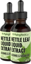 Nettle Leaf Liquid Extract Alcohol Free, 2 fl oz (59 mL) Dropper Bottle, 2  Dropper Bottles