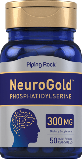 NeuroGold-Phosphatidylserin , 300 mg, 50 Kapseln mit schneller Freisetzung