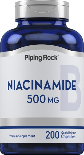 Niacinamide B-3, 500 mg, 200 Capsule a rilascio rapido