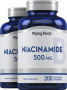 Niacinamide B-3, 500 mg, 200 Quick Release Capsules, 2  Bottles