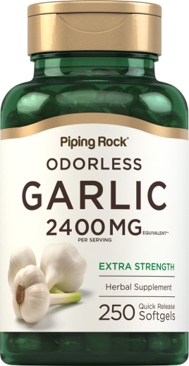 Odorless Garlic, 2400 mg, 250 Quick Release Softgels