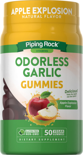 Odorless Garlic (Apple Explosion), 50 วิตามินมังสวิรัติแบบเคี้ยว