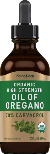 Oil of Oregano High Strength (Organic), 2 fl oz (59 mL) Dropper Bottle