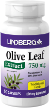 Extrait normalisé de feuille d'olivier, 750 mg, 60 Gélules