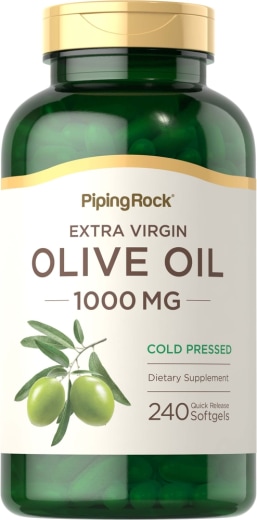 Aceite de oliva, 1000 mg, 240 Cápsulas blandas de liberación rápida