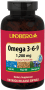 Omega 3-6-9 Fisk, Hør og Agurkurt, 1200 mg, 180 Hurtigvirkende myke geleer