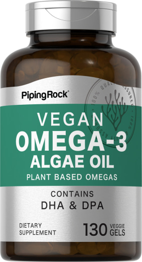 Omega-3 algenolie, 130 Vegetarische gels