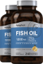 Omega-3-Fischöl Zitronenaroma, 1200 mg, 240 Softgele mit schneller Freisetzung, 2  Flaschen