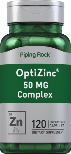 OptiZinc-kompleksi, 50 mg, 120 Pikaliukenevat kapselit