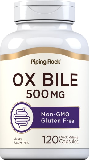 Ox Bile, 500 mg, 120 Quick Release Capsules