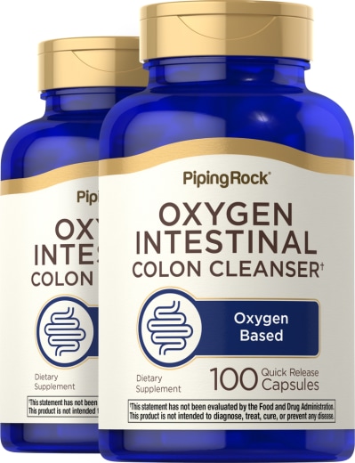 Oxy-Tone intestinale zuurstofreiniger, 100 Snel afgevende capsules, 2  Flessen