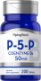 P-5-P (ピリドキサール 5-リン酸) 補酵素型ビタミン B-6, 50 mg, 200 錠剤