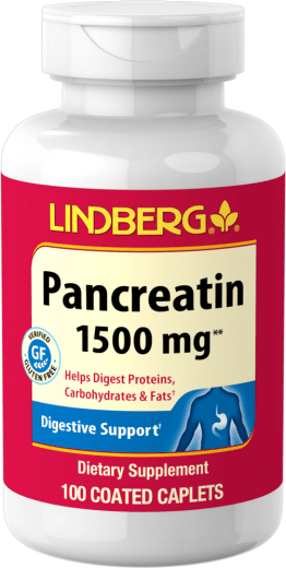 Pankreatin, 1500 mg, 100 Caplet Bersalut