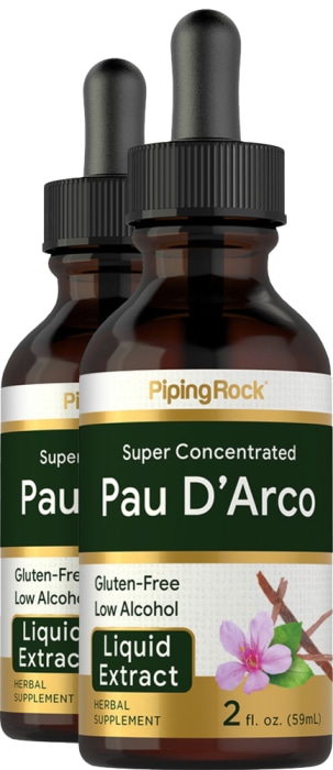 Tekući ekstrakt Pau D'Arco, 2 fl oz (59 mL) Bočica s kapaljkom, 2  Bočice s kapaljkom