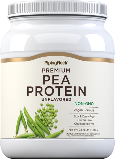 Serbuk Protein Kacang Pis (Bukan GMO), 24 oz (680 g) Botol