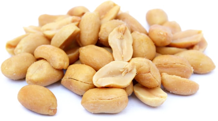 Peanuts Roasted Salted (No Shell), 1 lb (454 g) Bag