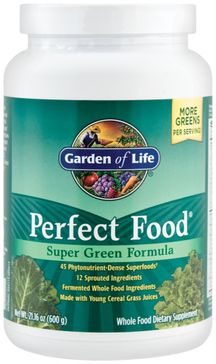 Superfórmula verde Perfect Food Polvo, 21.16 oz (600 g) Botella/Frasco