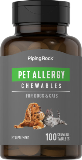 Alergi Haiwan bagi Anjing & Kucing, 100 Tablet Boleh Kunyah