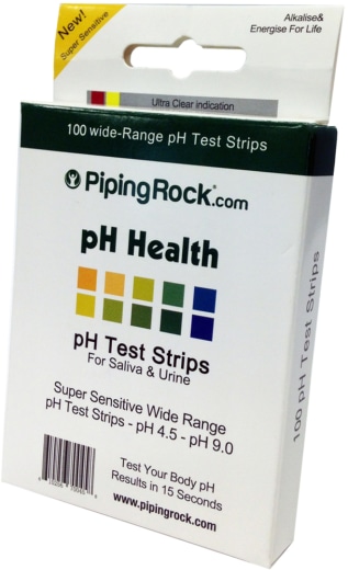 pH-liuskat syljen ja virtsan testaukseen, 100 Koeliuskat