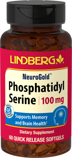 Fosfatidylserín (PS), 100 mg, 60 Mäkké gély s rýchlym uvoľňovaním