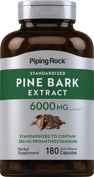 Pine Bark  Extract, 6000 mg, 180 Quick Release Capsules