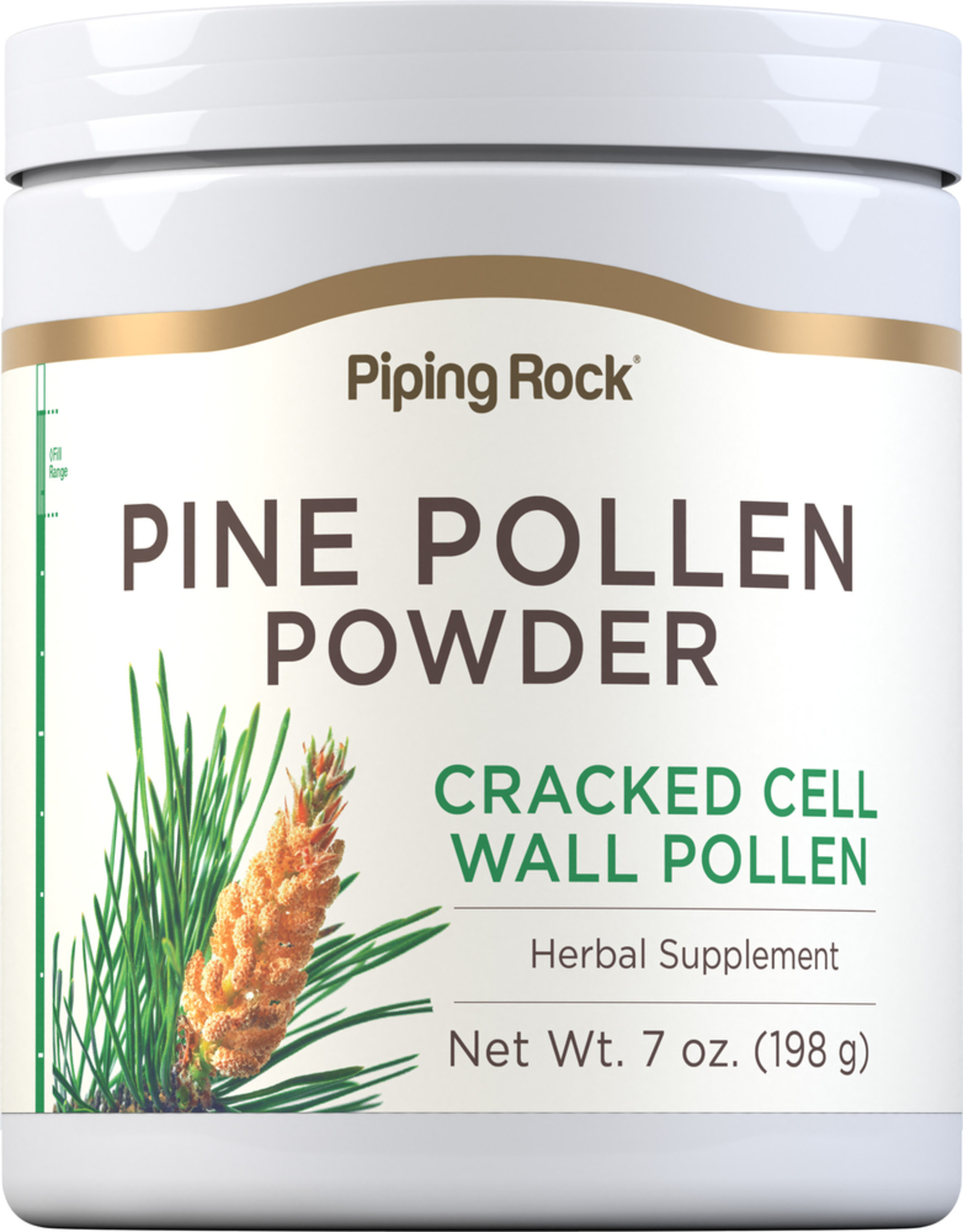 Pure Pine Pollen Powder, 6 Ounce, Wild Harvest an Broken Cell Wall,  Supports Immune System Health, Boosts Energy, Antioxidant & Androgenic, No  GMOs