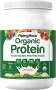Organski protein na biljnoj bazi - zrnje kremaste vanilije, 24 oz (680 g) Boca