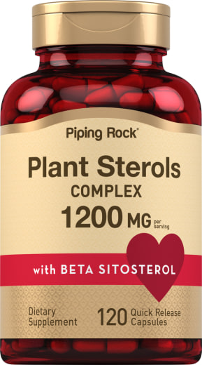 Sterol TumbuhanKompleks w/ Beta Sitosterol 1200 mg (setiap sajian), 120 Kapsul Lepas Cepat