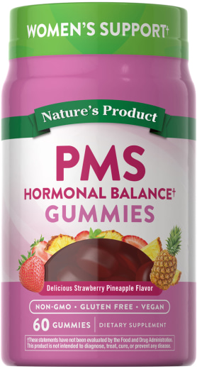 PMS Hormonal Balance (Delicious Strawberry Pineapple), 60 Gummis