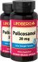 Policosanol, 20 mg, 120 Cápsulas de liberación rápida, 2  Botellas/Frascos